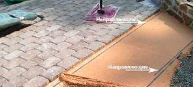Укладка тротуарной плитки своими руками на бетонное основание и видео