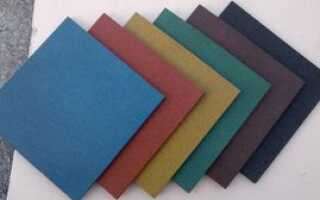 Резиновая плитка для дачи